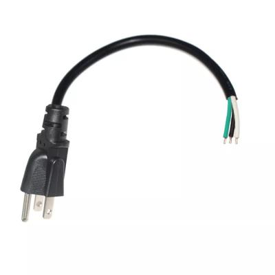 China Aging Resistant American Standard Three Core Copper Wire COMPUTER Product Tail Connecting Cable Extended Power Cord for sale