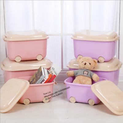 China Viable Multifunctional Plastic Kids Toy Box Container Storage Box for sale