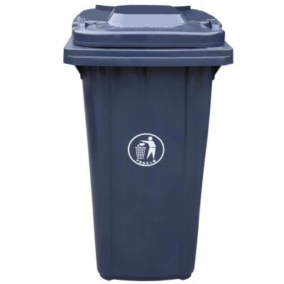 China Outdoor Movable HDPE 300L Garbage Bin Volume Sustainable Recycle Garbage Bin for sale