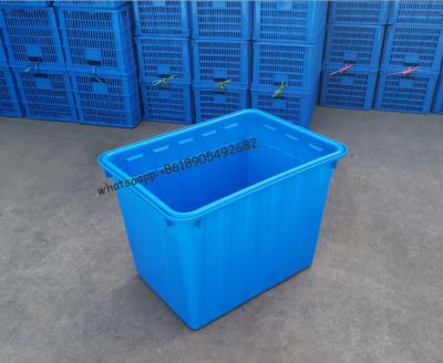 China Strong Box Turnover Packaging Boxes Large Stackable Plastic Crates Plastic Logistic Crate for sale