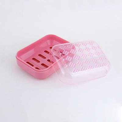 China Asian Custom Size Plastic Soap Box Portable Cheap Travel Soap Dish Holder for sale