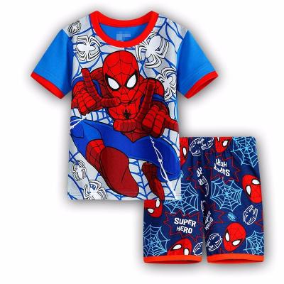 China Wholesale 2019 QUICK DRY cartoon kids short sleeve sleepwear kids cartoon pajamas sets boys pajamas sleepwear for sale