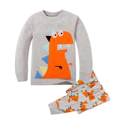 China Fashion New Winter QUICK DRY Kids Long Sleeve Pajamas Set Boys Cartoon Sleepwear for sale