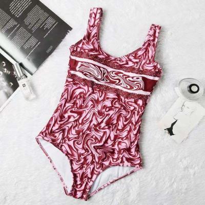 China Luxury One Piece Swimsuit Plus Size Swimwear Brand Women High Quality Bikinis 1 Piece Custom Design Designer Swimsuits Famous Brands for sale