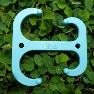 China The magic hook can firmly hanging up the heaviest about 5 kg things camping rope hook blue color hook for sale