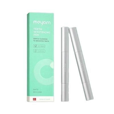 China For Bright White Teeth Smile Safe Shiny Private Home Use MEYARN Logo Oral Hygiene Stains Remover Whitening Essence Serum Pen for sale