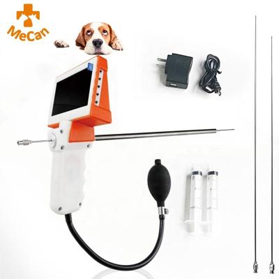 China Easy Portable Animal Veterinary Visual Veterinary Artificial Dog Poultry Insemination Equipment Goat Instruments Animals Operation Visual Insemination Gun With Camera for sale