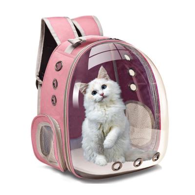 China Small Cat Carrier Bags Breathable Pet Carriers Breathable Dog Backpack Travel Space Capsule Cage Pet Carrier Bag for sale