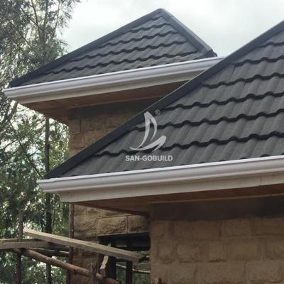 China Modern Cool Stone Coated Metal Roofing System Price Tiles Euro Tiles For House Roof Prefab Plan for sale