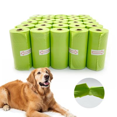 China Custom Eco Friendly Biodegradable Compostable Stocked Dog Poop Bag for sale