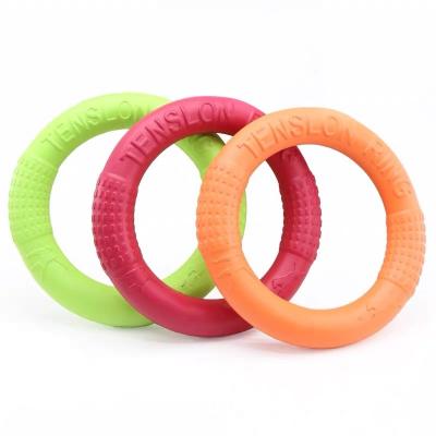 China Durable EVA Pet Ring Pull-Resistant Bite Floating Toy Puppy Training Toy Interactive Dog Toys for sale