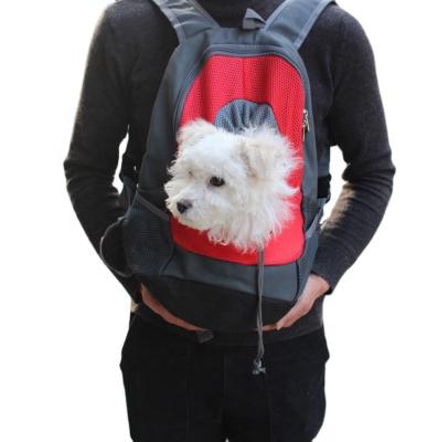 China Portable Outdoor Dog Cat Travel Design Head Shoulder Bag Carrier Stocked Front Backpack for sale