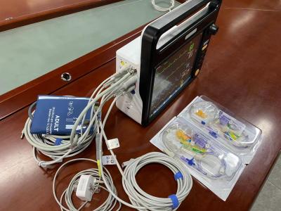 Cina 6 Parametri Monitor del paziente cardiaco con touch screen da 12,1 pollici in vendita