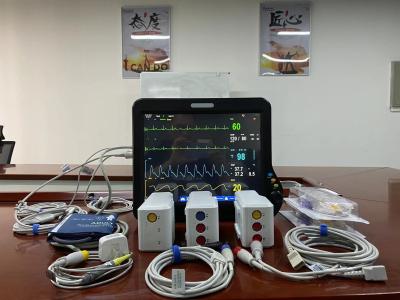 China Tragbarer Patientenmonitor Modularer Patientenmonitor Multiparameter Patientenmonitor Intensivstation Herzmonitor Vitalzeichenmonitor zu verkaufen