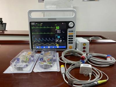 중국 병원 전자 생명 신호 모니터 12.1 인치 ICU 심장 모니터링 판매용