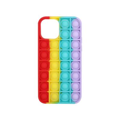 China 2021 New Fashion Anti-fall Food Grade Silicone Phone Protector Colorful Case Shell for sale