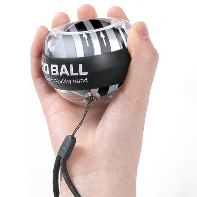 China Bodybuilding Fitness Auto Starting Luminous Led Lightweight Fitness Centrifugal Force Decompression Wrist Training Ball for sale