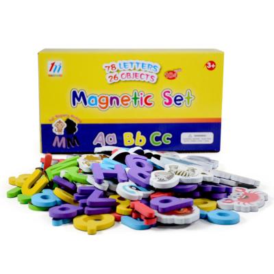 China Magnetic Letter Letters Set Magnets and Picture Shapes for Kids Magnetic ABC Toy for sale