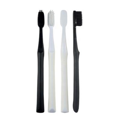 China Wholesale Price Black Charcoal PBT Bristle Disposable Toothbrush for sale