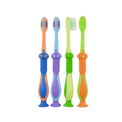 China Disposable Animal Design Handle Kids Brush With Nice Handle And Suction for sale