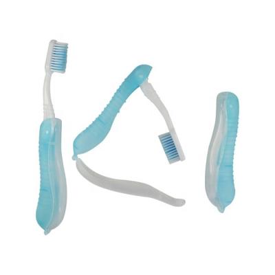 China Disposable Open Type Travel Foldable Adult Toothbrush for sale