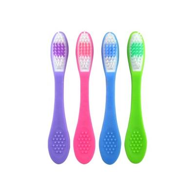 China Disposable Safe Small Size Pocket Prison Rubber Toothbrush for sale