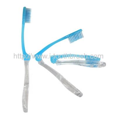 China Foldable Custom Pack Cheapest Fold Travel Toothbrush for sale