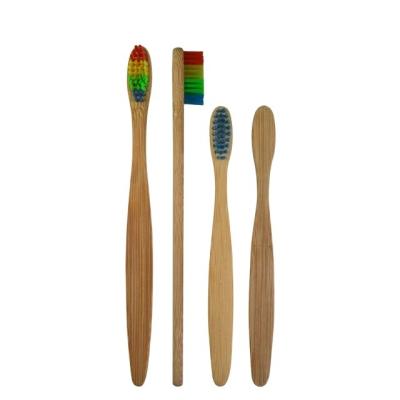 China Disposable Eco Friendly Bamboo Adult And Kids Toothbrush Set for sale