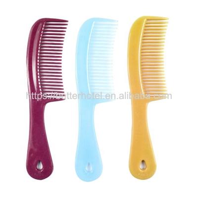 China Wholesale Plastic Travel Comb OEM Colors for sale