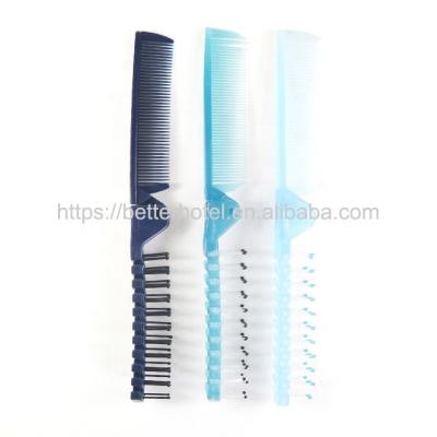 China Cheap Foldable PP Hair Comb For Hotel Spa Salon for sale