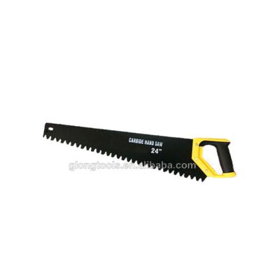 China Cutting Stone Handle High Quality Plastic Carbide Hand Saw For Stone for sale