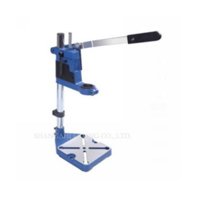 China Electric Drill Stand Aluminum Alloy Base Repair Workbench Pedestal Pedestal Clamp For Electric Drill 400mm F20617 for sale