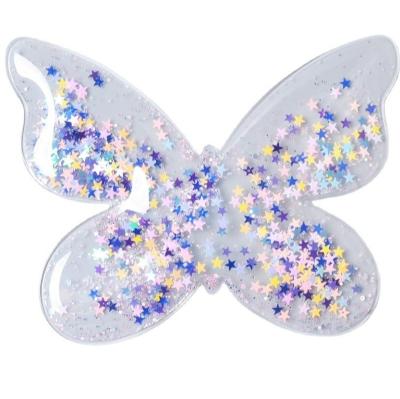 China fashion 3D star PVC TPU air padding 3D patches with rhinestone air applique for kids clothes for sale