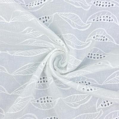 China Breathable Pattern Chicken Fabric Embroidery 100 Cotton Eyelet Fabric for sale