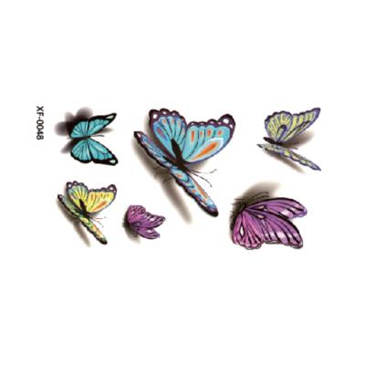 China Hot New Products Temporary Water Transfer Paper Temporary Butterfly Tattoo Tatoo Sticker for sale