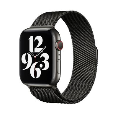 China New LEWO Stainless Steel Strap Magnetic Milanese Watchband For Apple Watch Series Ultra 8 7 6 Se 49 44 40 42 38 41 45mm for sale