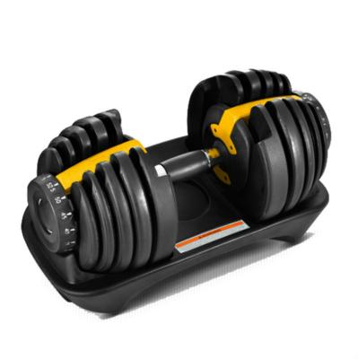 China Hot Selling Cheap Custom Made Universal 24kgs 52.5lb 90lb Adjustable And Barbell Set Gym Dumbbell for sale