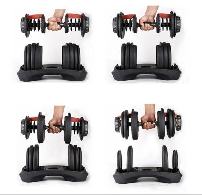 China 24kgs/52.5lb 40kgs 16kgs universal gym equipment dumbbell set fitness dumbbells to buy online for sale