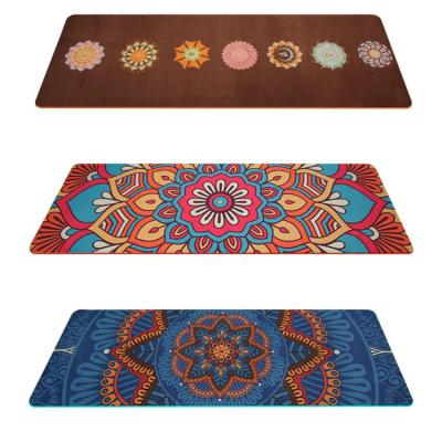 China Home Use Custom Design Thick Foldable Strip Travel Yoga Mats Pattern Eco Friendly for sale