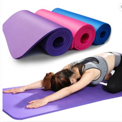 China High Quality Professional Non Slip Yoga Mat For Home Use Pilates Band Body Building for sale