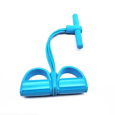 China Home Use 2/4/6 Tube Custom Printed Foot Pedal Resistance Bands Fitness Bands Resistance Equipment For Home Gym for sale