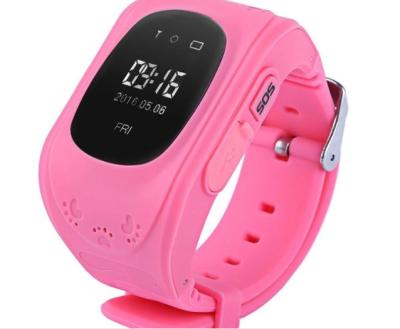 China GPS que coloca el reloj Q50 del perseguidor de GPS de los niños de Smart del control remoto de la alarma el SOS para el androide/IOS en venta