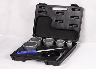 China Tile / Ceramic / Marble Tungsten Carbide Hole Saw Set With Half Round File 6'' for sale