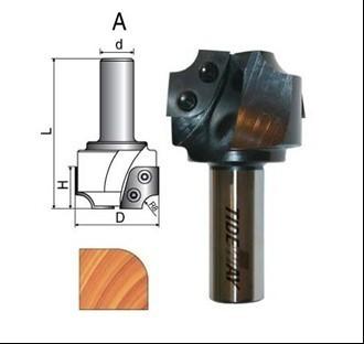 China Fräserstückchen der runden Ecke der CNC-Fräserstückchen mit veränderbarem Schaft der Messer 20mm zu verkaufen