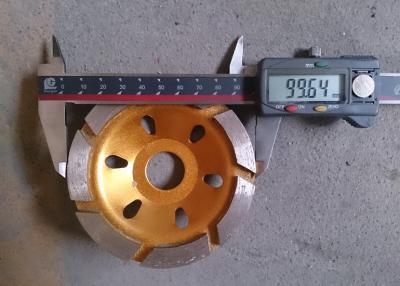 China 7 Segments Cup Grinding Wheel Diamond Grinding Disc For Concrete Floor for sale