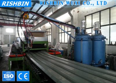 China Metal Sheets Mineral Wool Sandwich Panel Production Line with Auto Stacker for sale