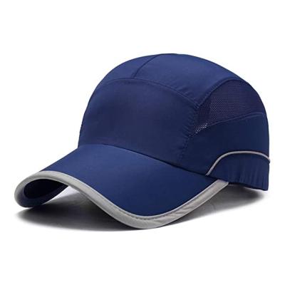 China breathable & Waterproof Custom Mesh Sports Hat Baseball Cap / Dry Running Fit Hat for sale