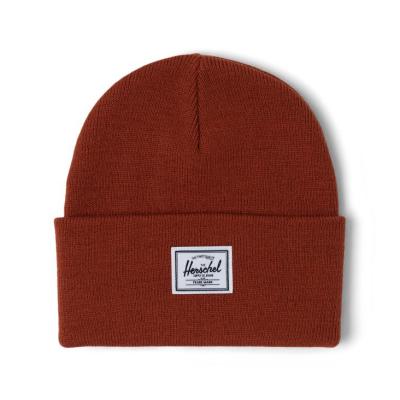 China COMMON Custom Embroidery Solid Color Logo Rib Winter Knitted Hats Outdoor Warm Beanies for sale