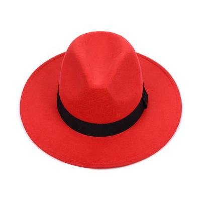 China Character China OEM Fashion 100% Polyester Winter Fedora Hats for sale