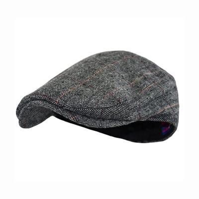 China Character Factory High Quality Classic Wool Blend Unisex Newsboy Ivy Hat for sale